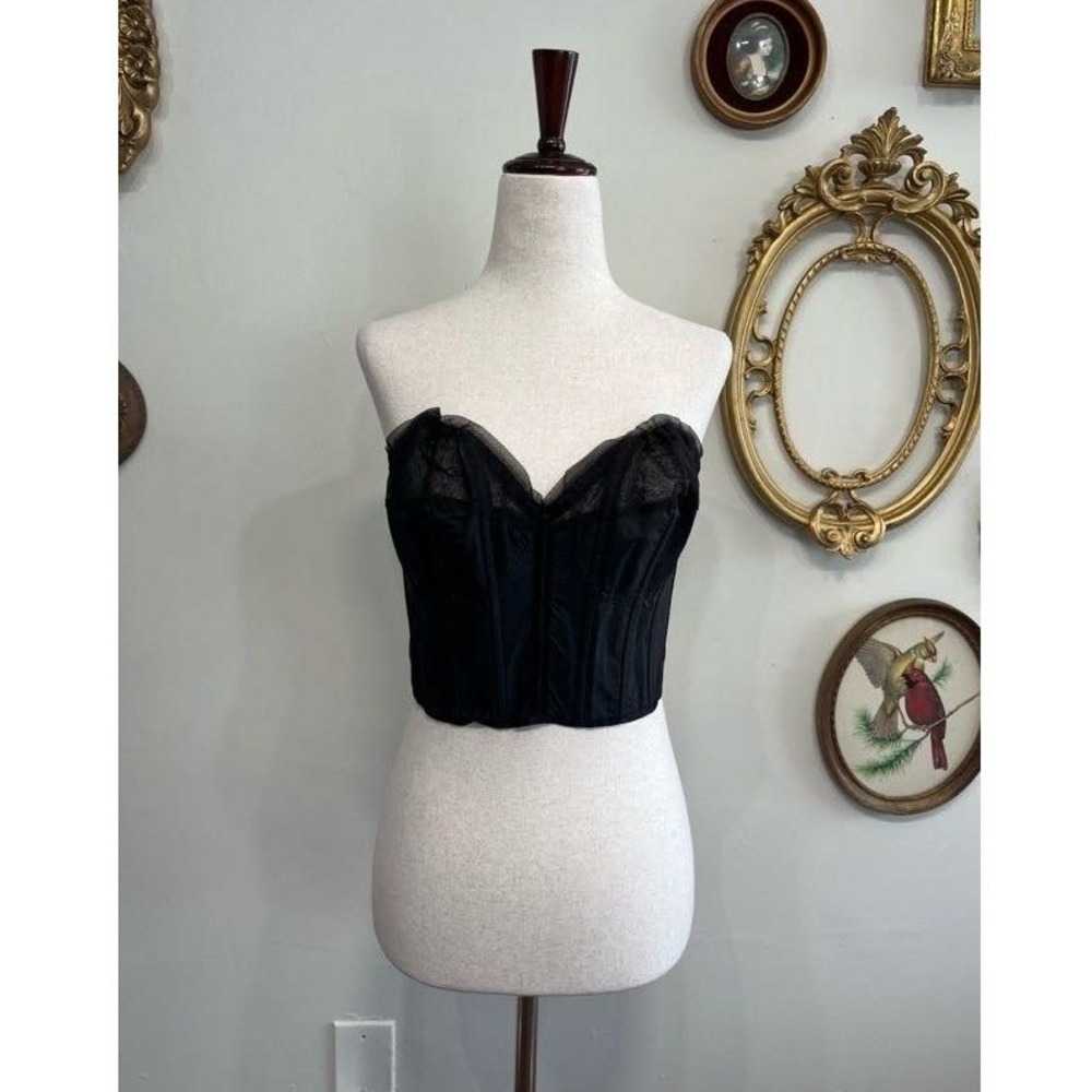 Deala by Paul E. Deal Vintage Strapless Lace Bustier Size 42‎